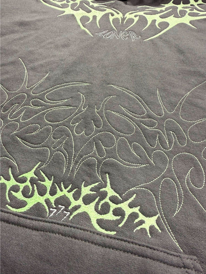 777Sigilism Hoodie (Glow in the Dark) Grey-Green