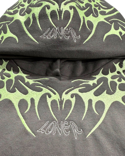 777Sigilism Hoodie (Glow in the Dark) Grey-Green